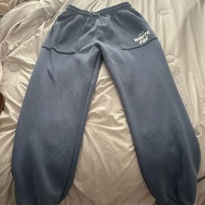 White fox sweatpants